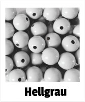 Holzperlen 16mm hellgrau
